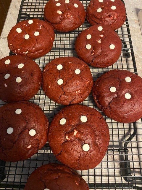 September 2026 Cookie White Choc Red Velvet